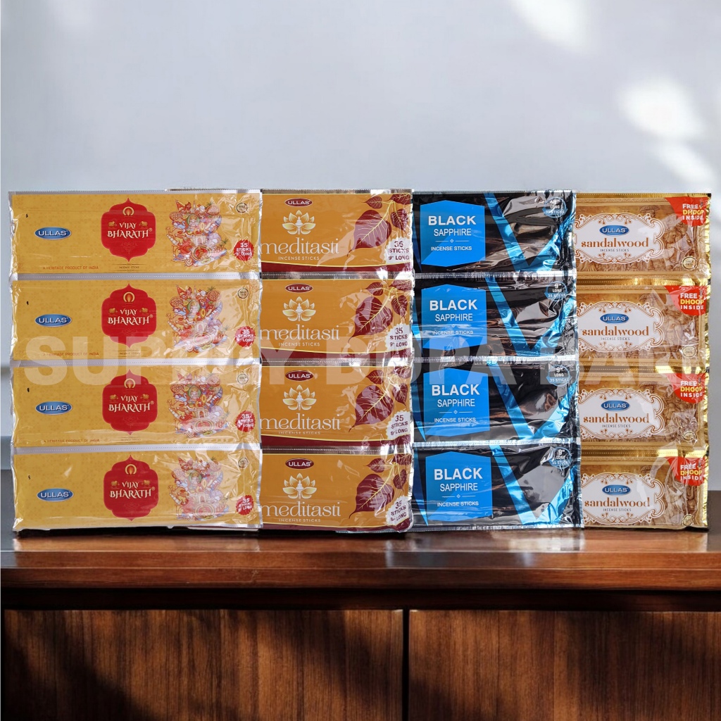 Dupa harum Ullas Renteng isi 6 Bungkus/Dupa Hio Wangi India Ullas/HIO STICK ULLAS/Dupa Hio Harum Ull