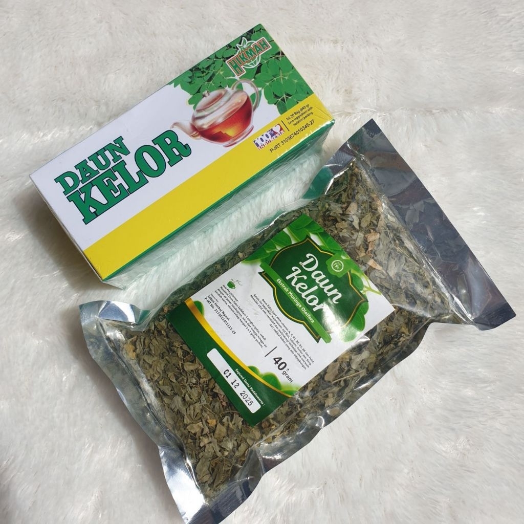 Teh Daun Kelor/Moringa (Asli Daun Kelor dan Teh Celup Daun Kelor)