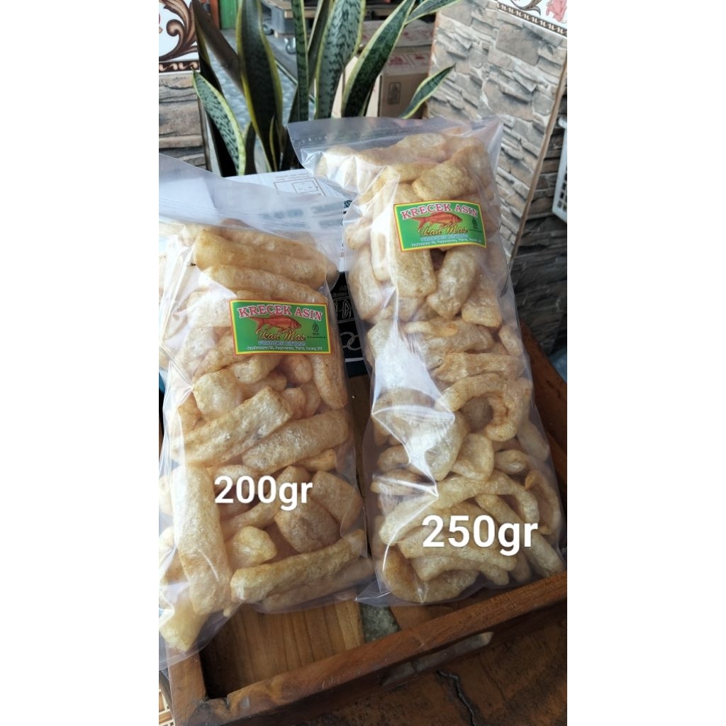 Rambak asin asli kulit sapi 250gr