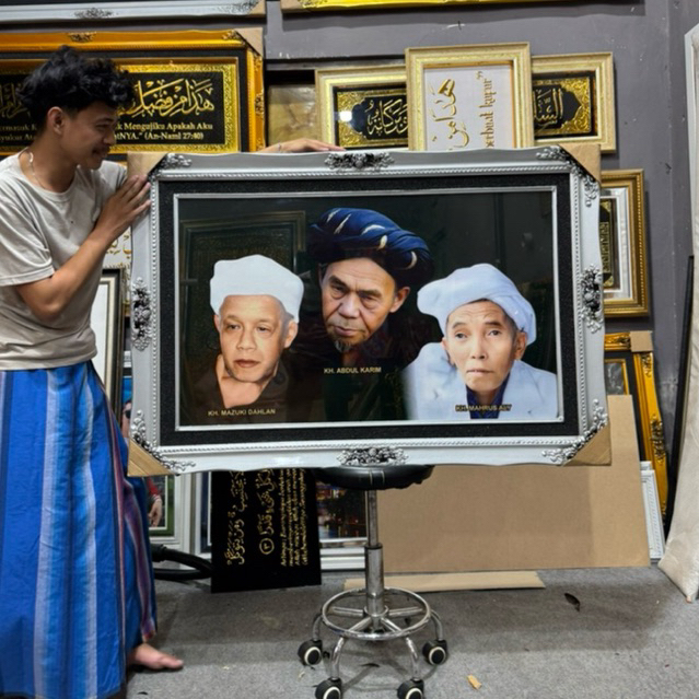 Foto pendiri Lirboyo size besar 125x83cm