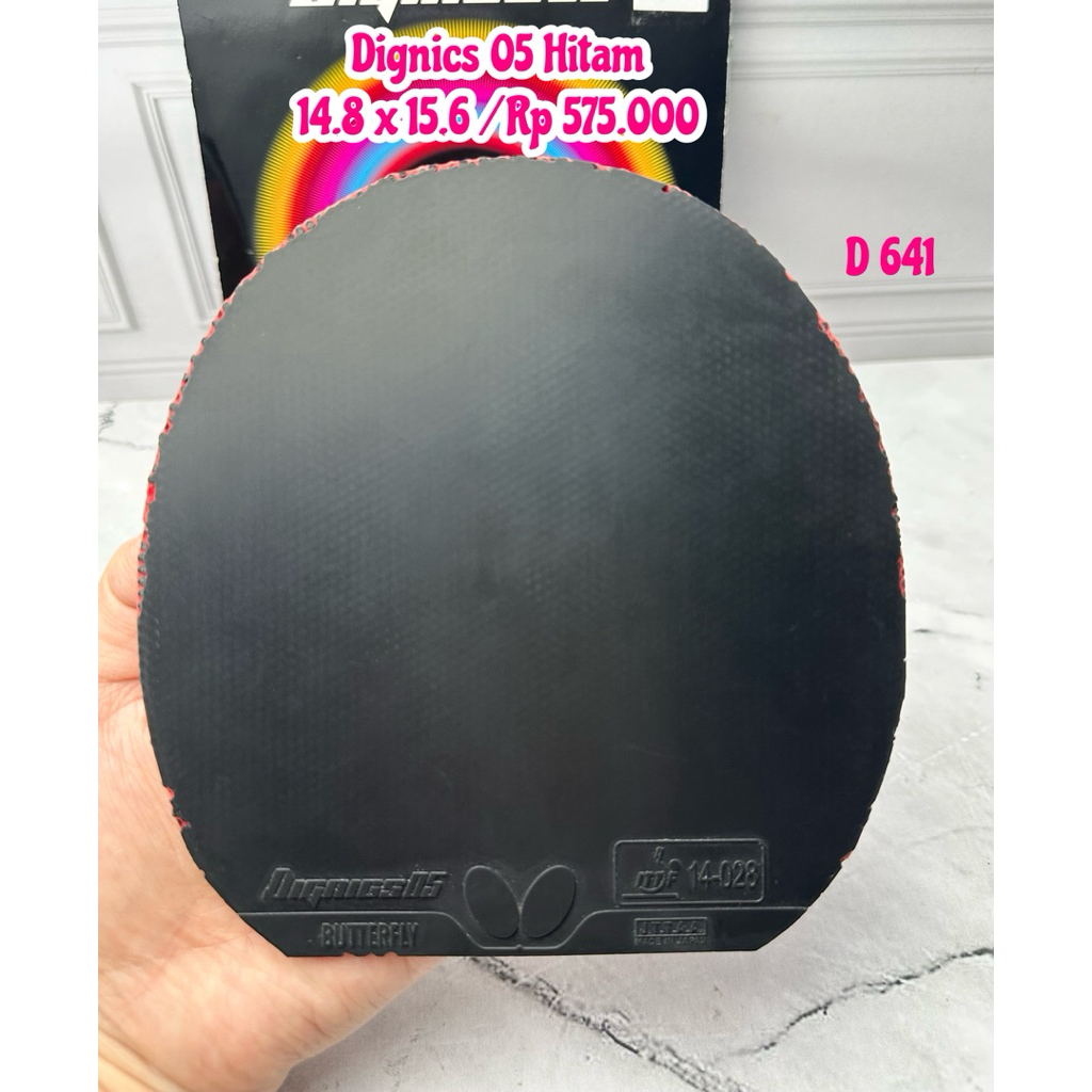 PROMO FLASH SALE SECOND KARET BET tenis meja DIGNICS 05 Hitam original market japan