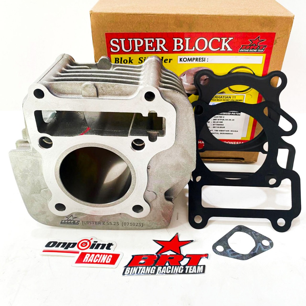 BLOK + PAKING SET CAST IRON BRT JUPITER Z 5TP VEGA R 55.25 MM 100% ORIGINAL BRT