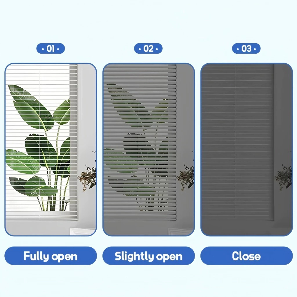 60x180 CM Tirai Venetian Blind PVC/Aluminium Tirai Gulung Gorden Lipat Jendela