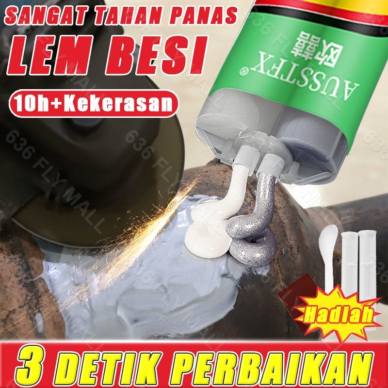 Lem ab besi super kuat tahan panas Lem anti panas Sangat tahan panas tangguh Lem besi tahan panas