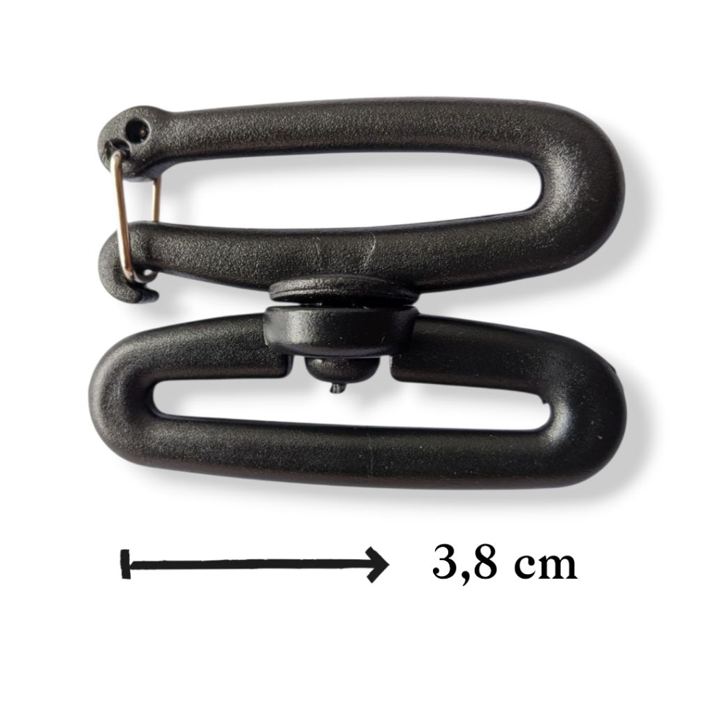 Kew Kew Kait S Pengait Tas Plastik Warna Hitam 3,8 Cm