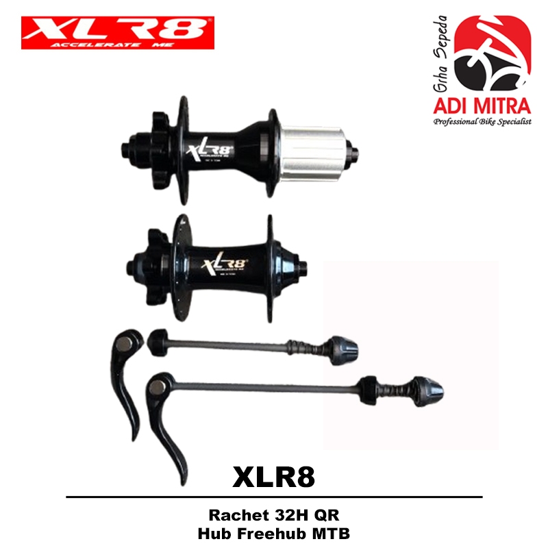 XLR8 Hub Freehub Rachet 32 H QR - Hub Freehub Sepeda MTB | As Sepeda | freehub belakang