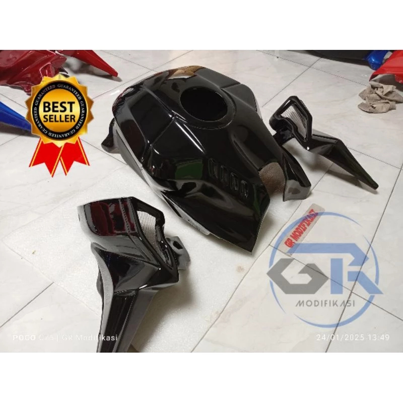 Paketan Vareasi Modifikasi Vixion New/Shroud mt10 dan cover tank pnp vixion new NVL dan NVA