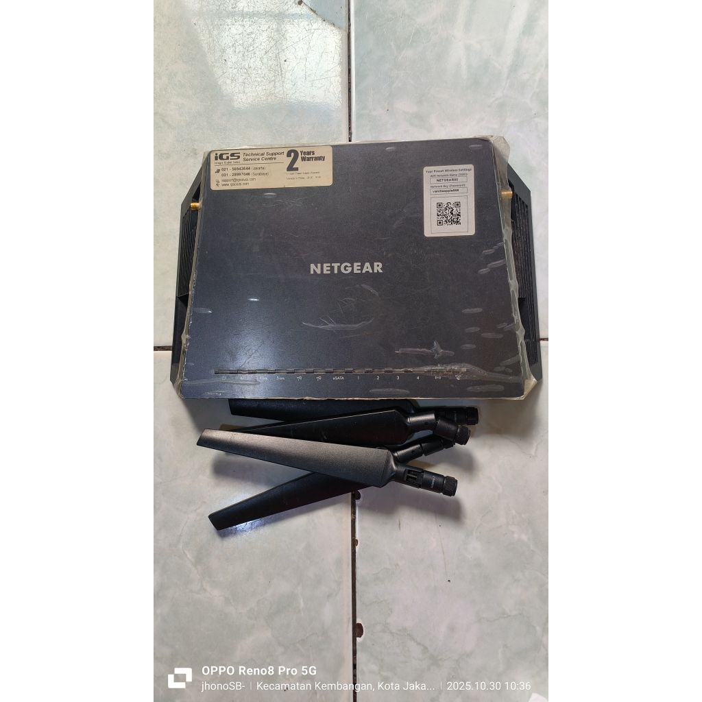 NETGEAR Nighthawk X4S  AC2600 Smart Wi-Fi Router MODEL R7800