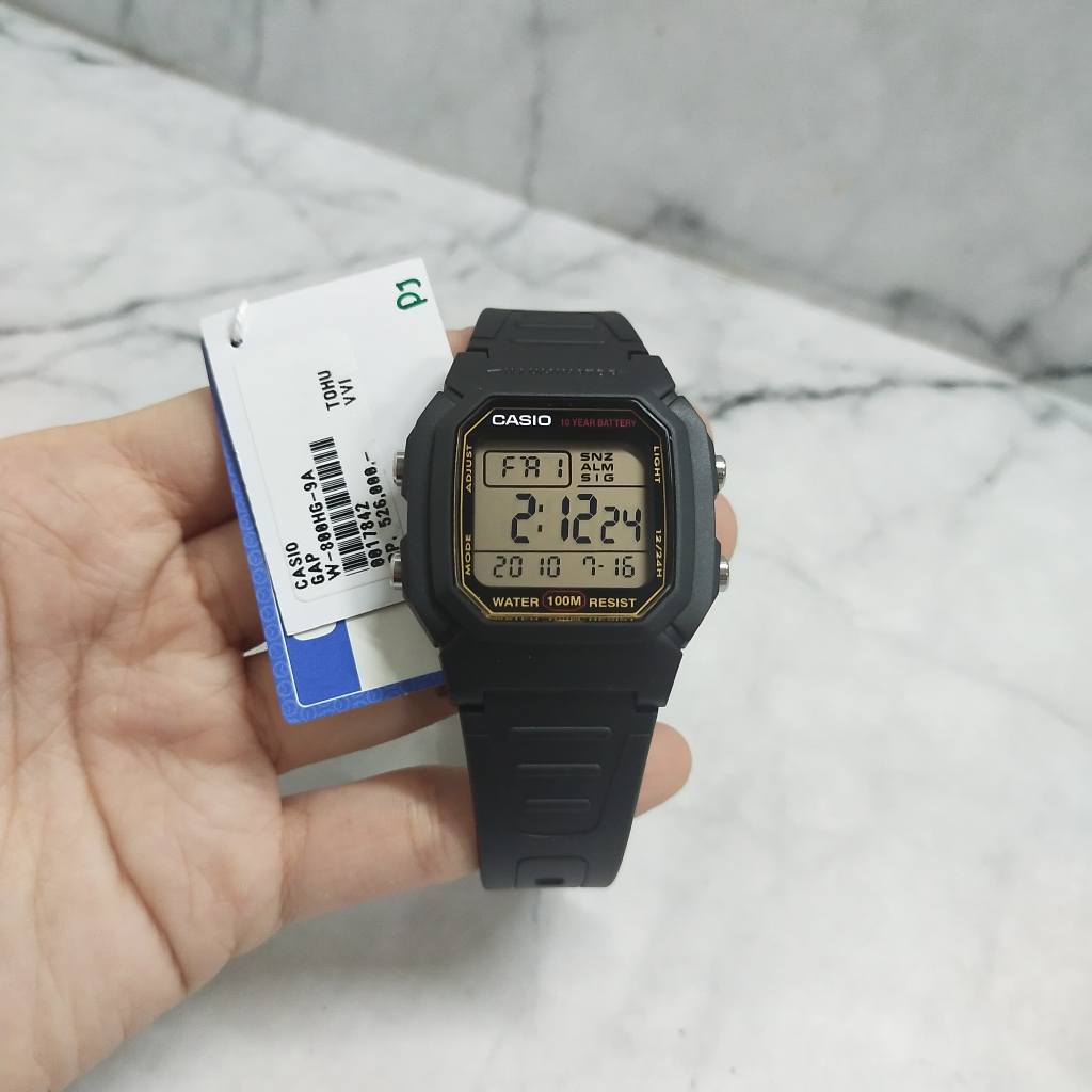 Casio W-800H Jam Tangan Original Pria