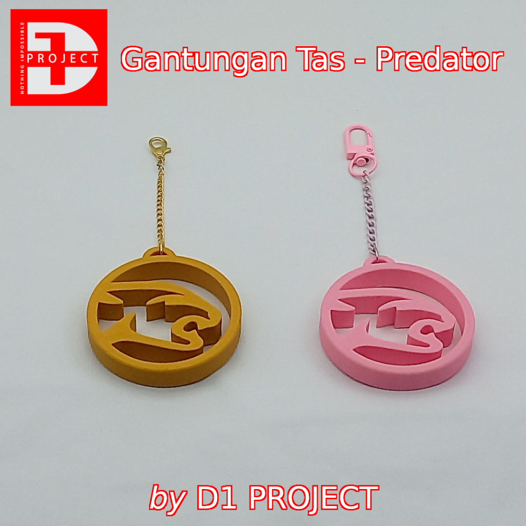 Gantungan Tas Billiard - Logo Predator