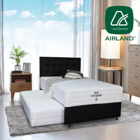 Airland Set Spring Bed/ Bed Dorong 202 (Two In One) Chiropedic Health Series