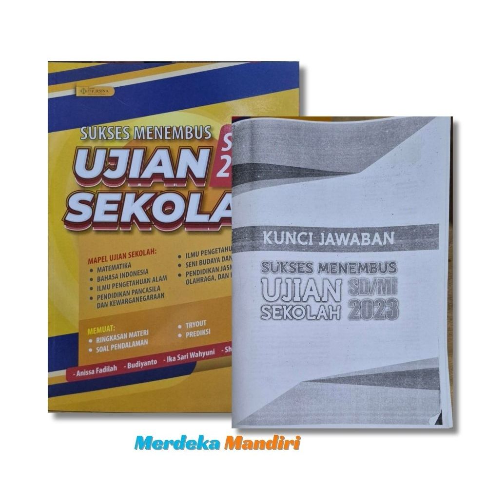 Buku Sukses Menembus Ujian Sekolah SD MI 2023 Thursina / Buku Persiapan Ujian Sekolah SD MI Lengkap