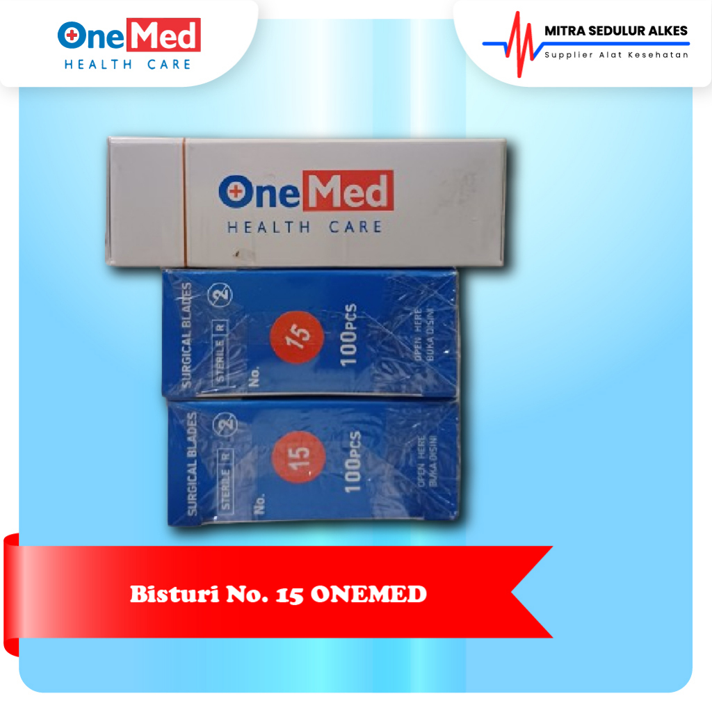 Blade Bisturi 15 Onemed Surgical Blade