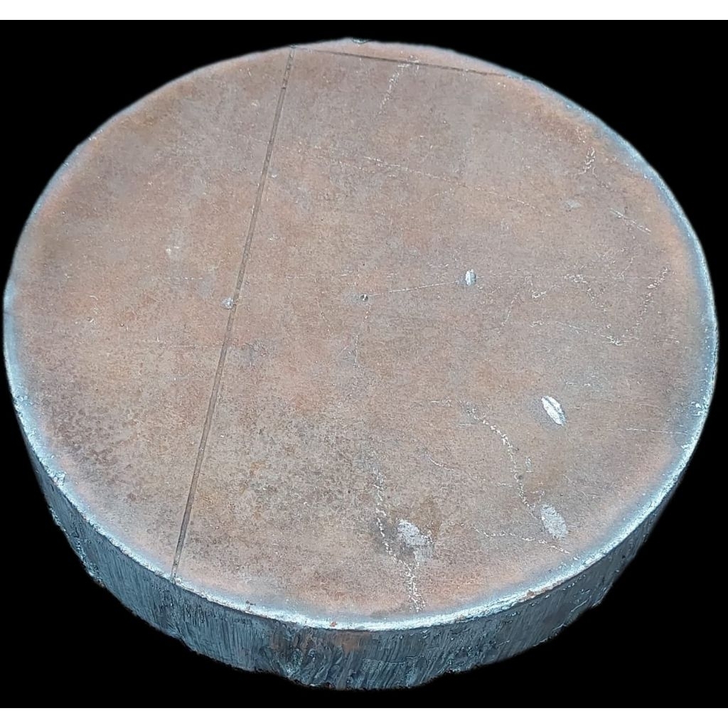 Besi Plat Bulat Tebal 50mm diameter 90mm 1 pcs