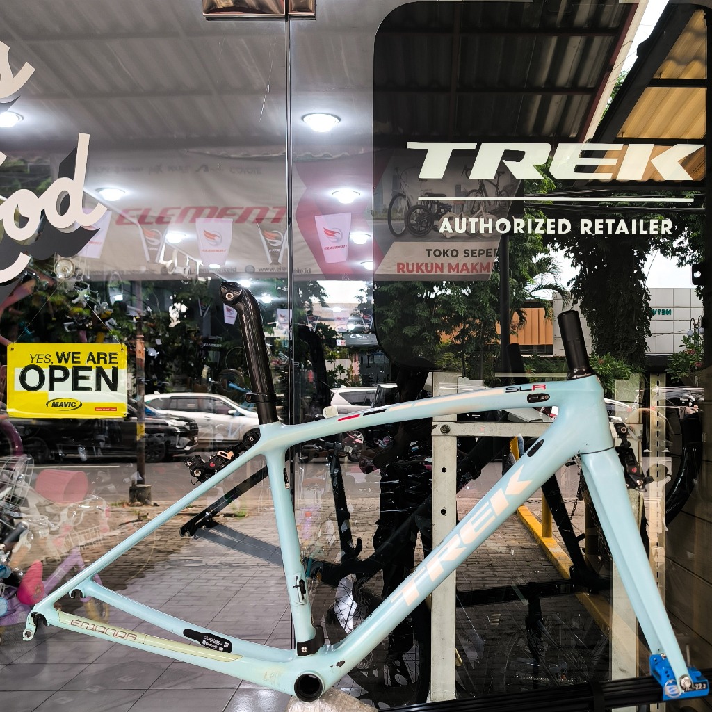 Frameset Road Bike TREK Emonda SLR OCLV 700 H2 Matte Powder Blue Size XS 47 Made in & Hand Built USA