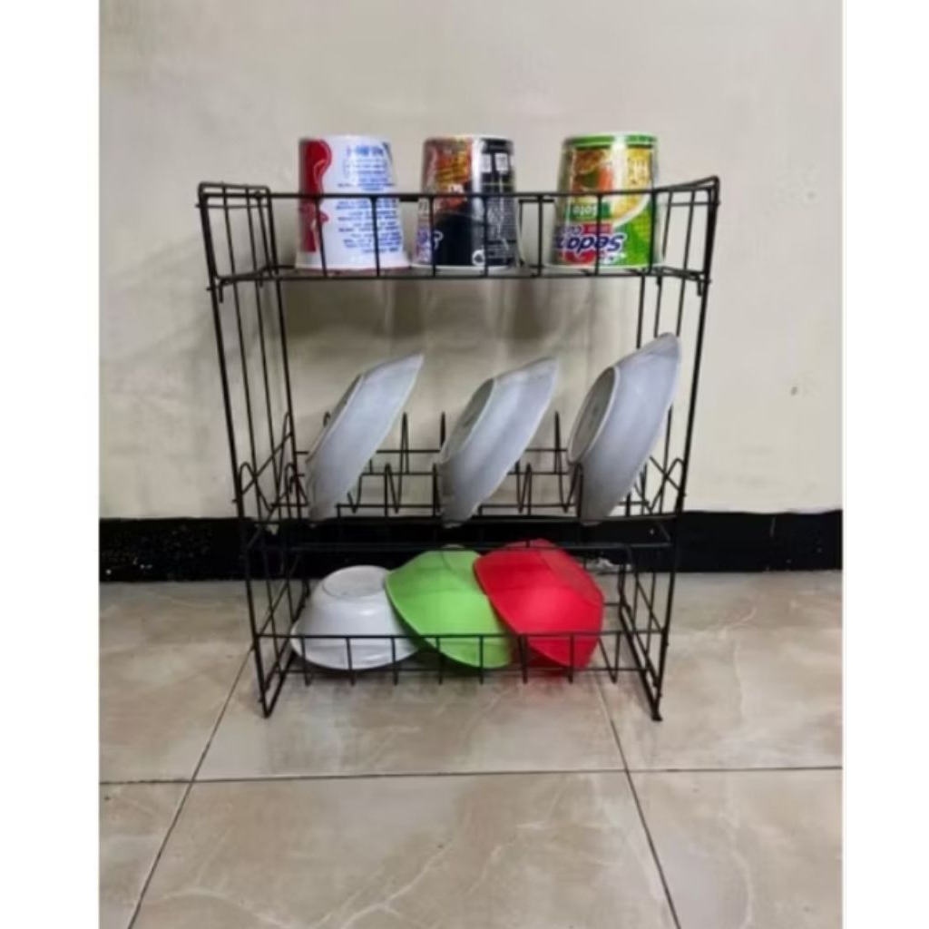 RAK PIRING GELAS SUSUN 3 RPK#RAK DAPUR#TEMPAT PIRING DIDAPUR