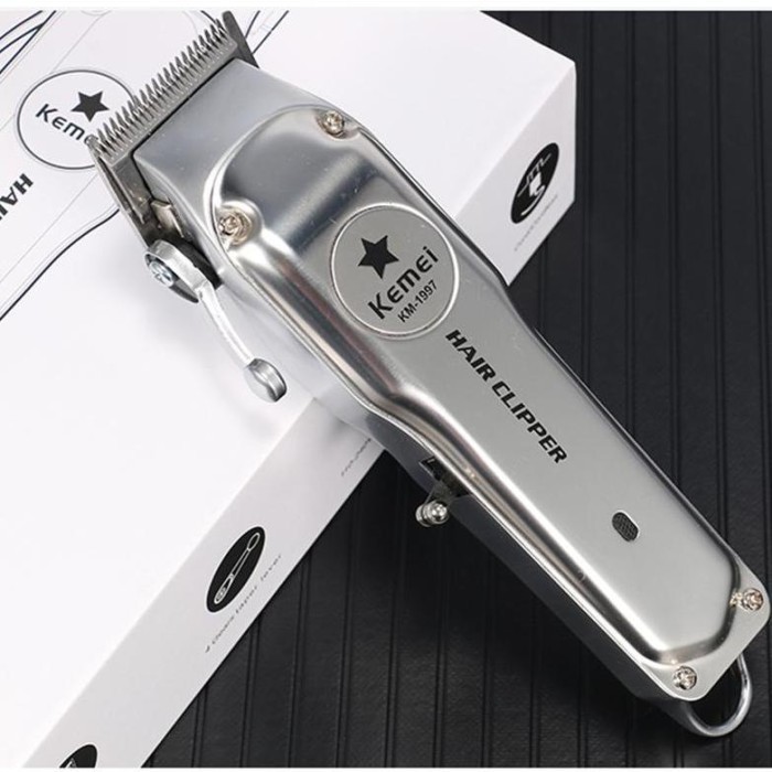 Kemei Mesin Cukur Rambut KM-1997 Hair Clipper Rechargeable