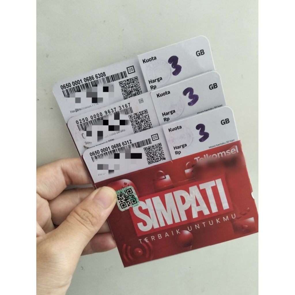 KARTU TELKOMSEL 3GB FULL