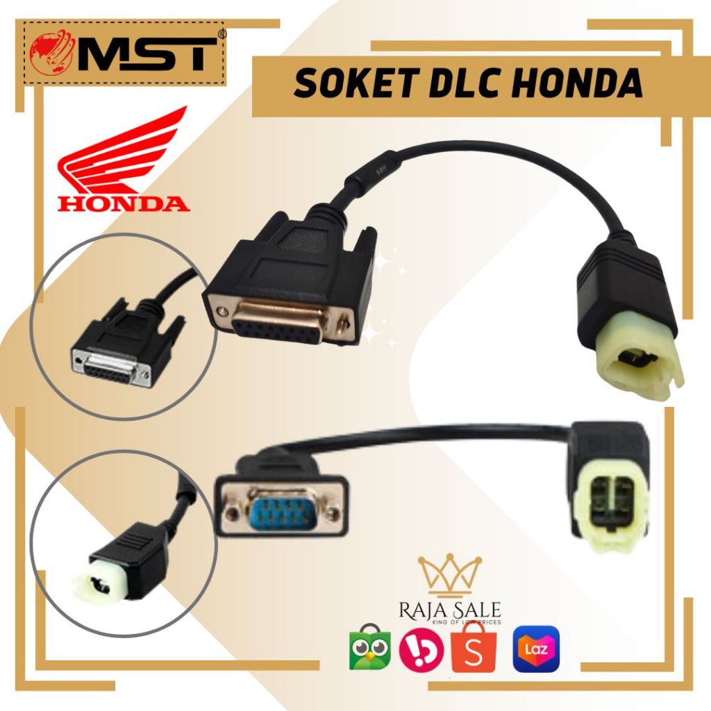 Kabel DLC HONDA Scanner Motor MASTER ZEUS MST-100P MST-400 MST-600