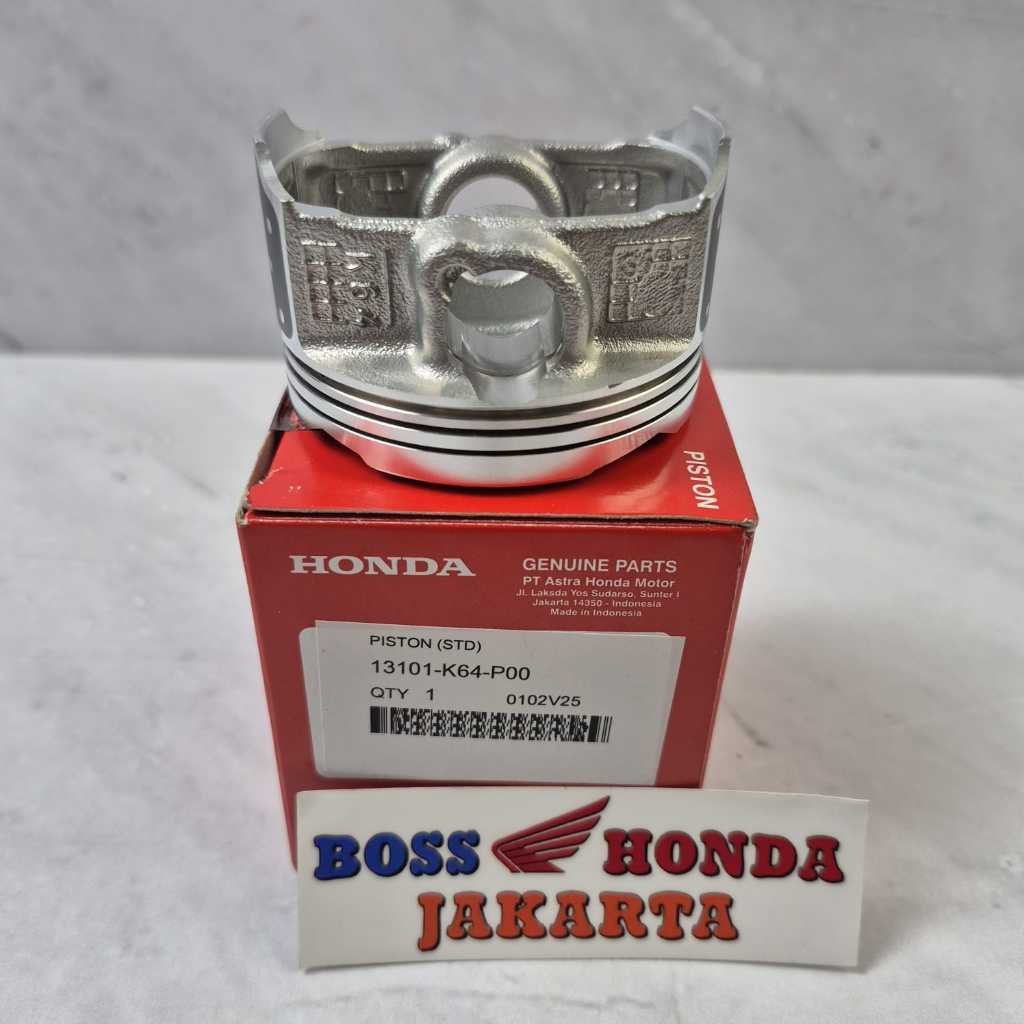 13101-K64-P00 : PISTON (STANDAR) CBR 250 RR K64 / PISTON SEHER OVERSIZE STANDAR CBR 250 RR K64 ORIGI
