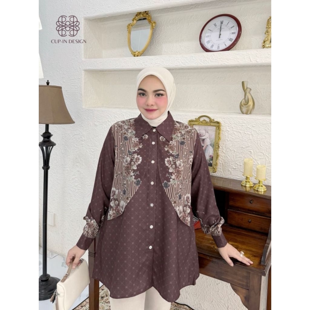 viera blouse by cup in design /atasan terbaru cup in design