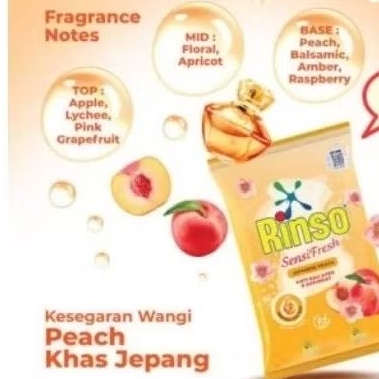 Rinso bubuk 2.75kg peach khas jepang