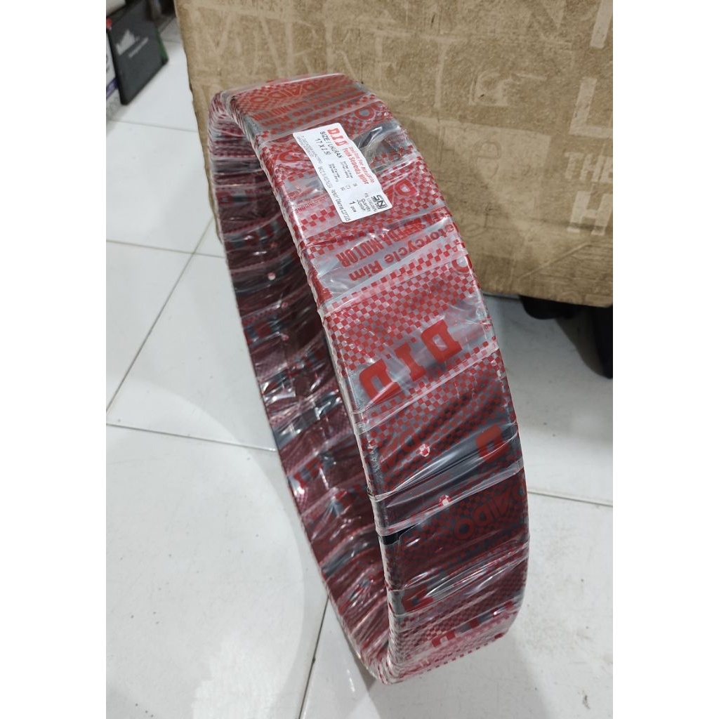Velg DID Daido 250 x 17 Hitam Lubang 36