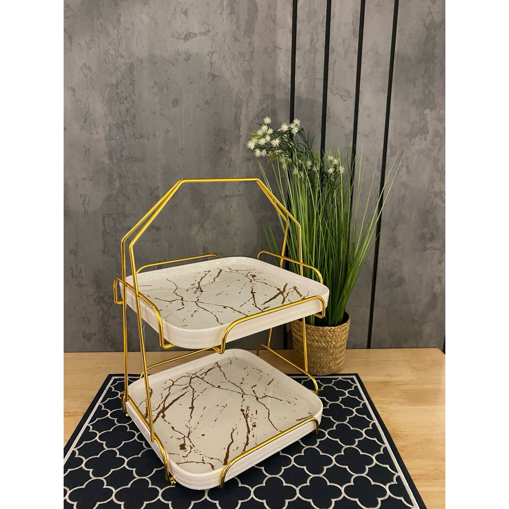 INFORMA SERVING SET/TEMPAT KUE 2 SUSUN