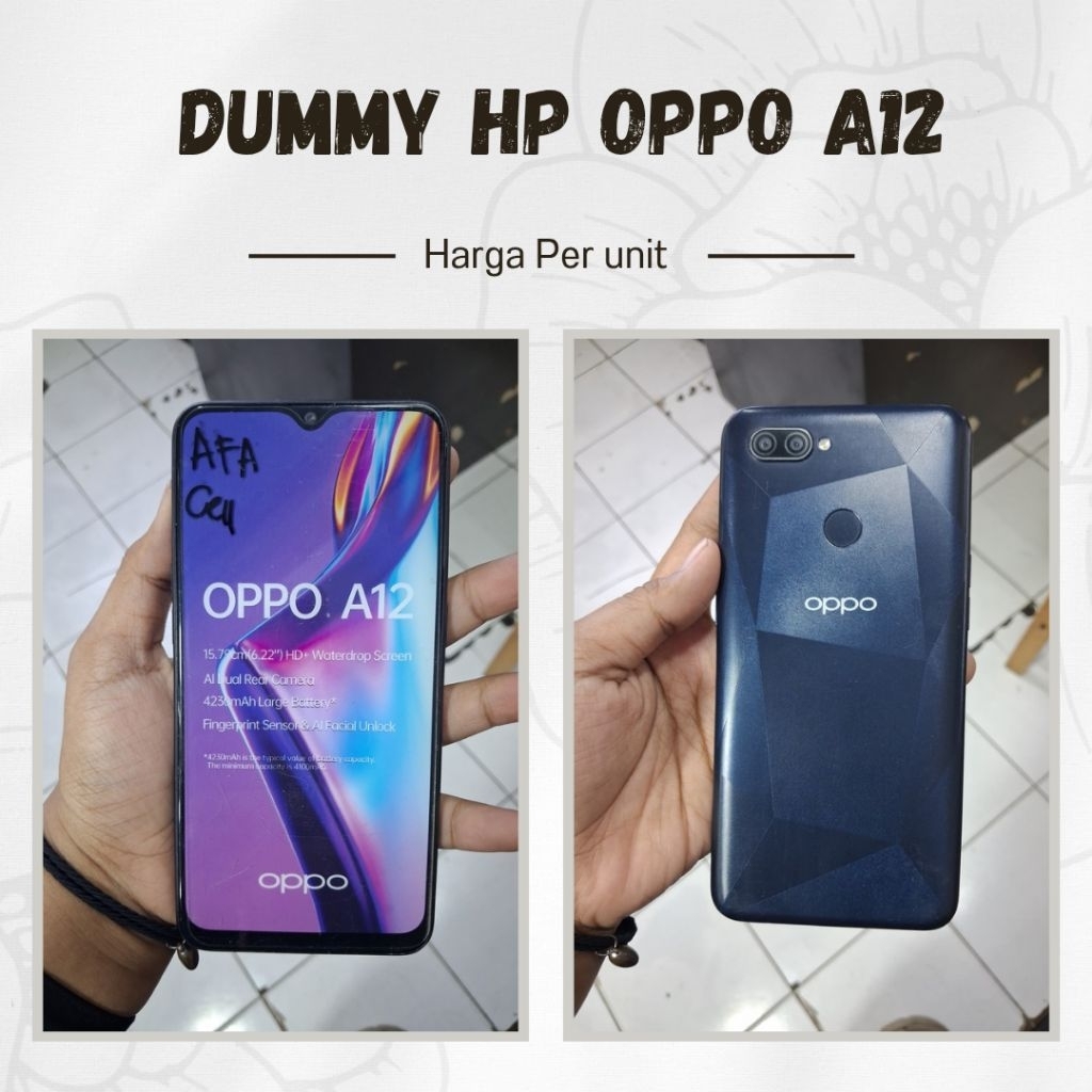 Dummy hp oppo a12