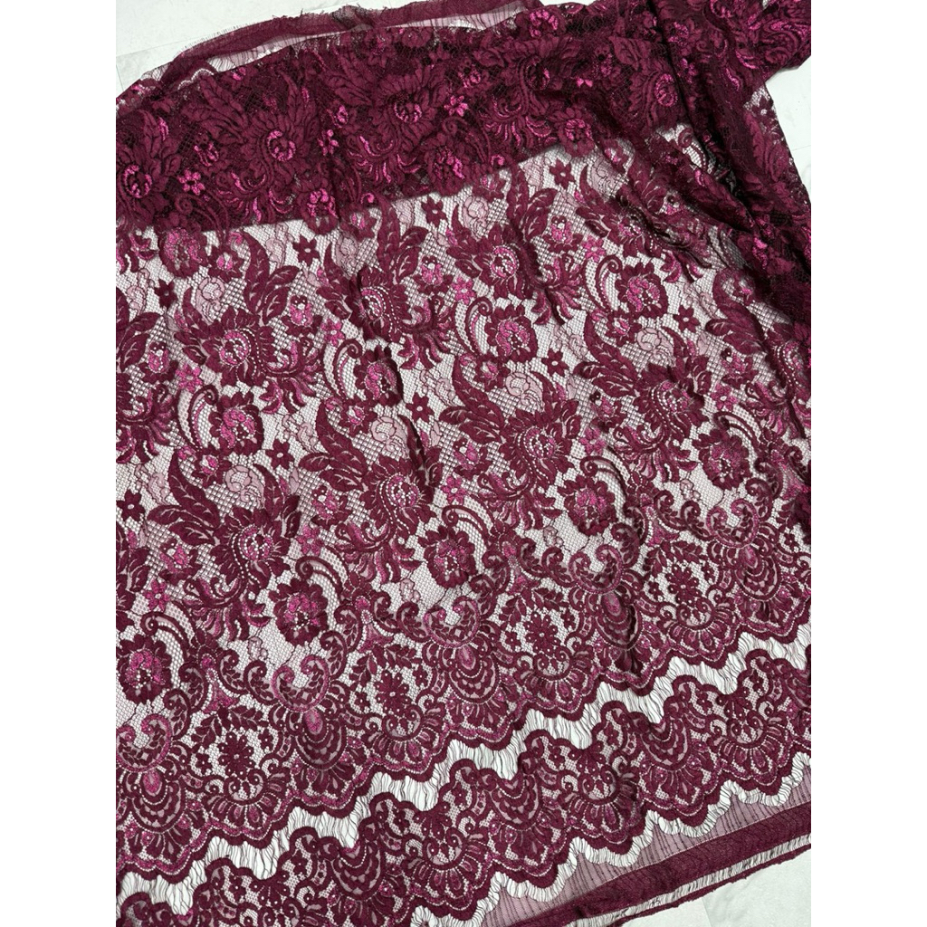 Brokat Soltis UK 1 kebaya jumbo 1.6 m ( grade B / rijek ) kode 318