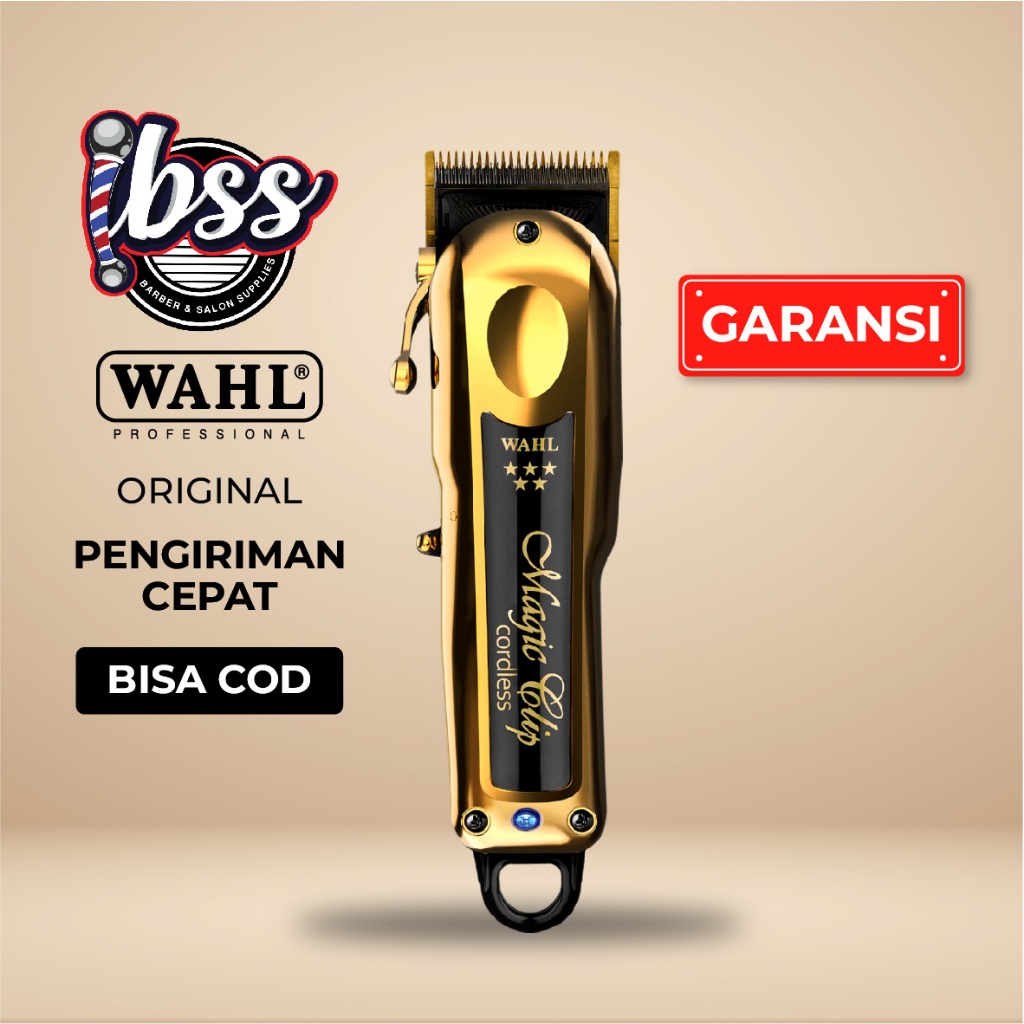 Wahl 5 Star Gold Magic Clip Cordless Clipper / Alat Cukur Rambut Profesional, Alat Cukur Rambut, Mes