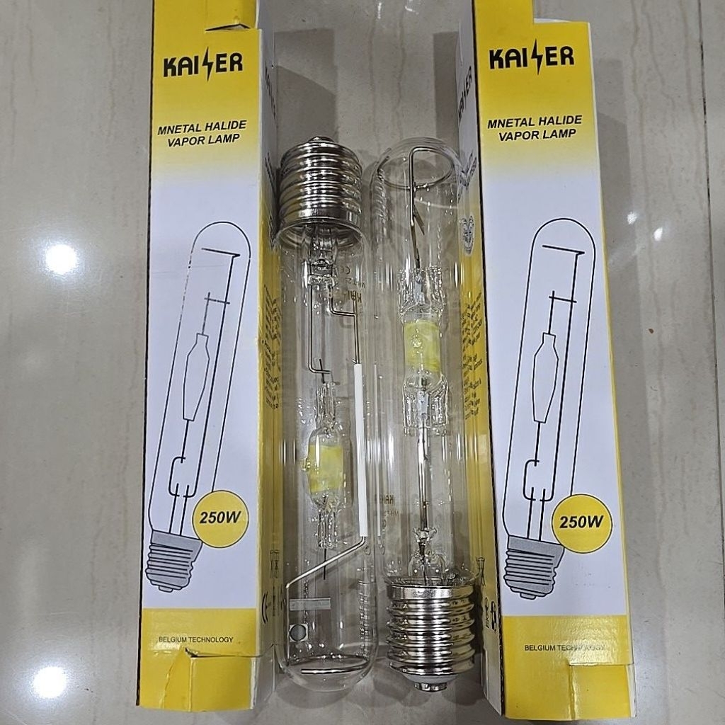 Kaiser Lampu Sorot HPIT 250 Watt Cahaya Putih Tembak Kualitas Premium Teknologi Belgia