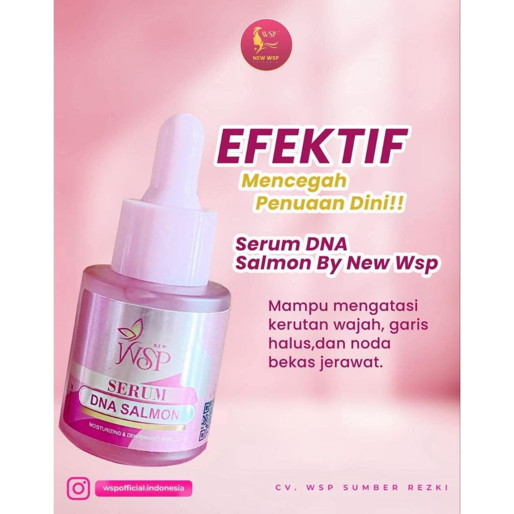 serum wsp glow BPOM wsp glow serum DNA salmon wsp glow