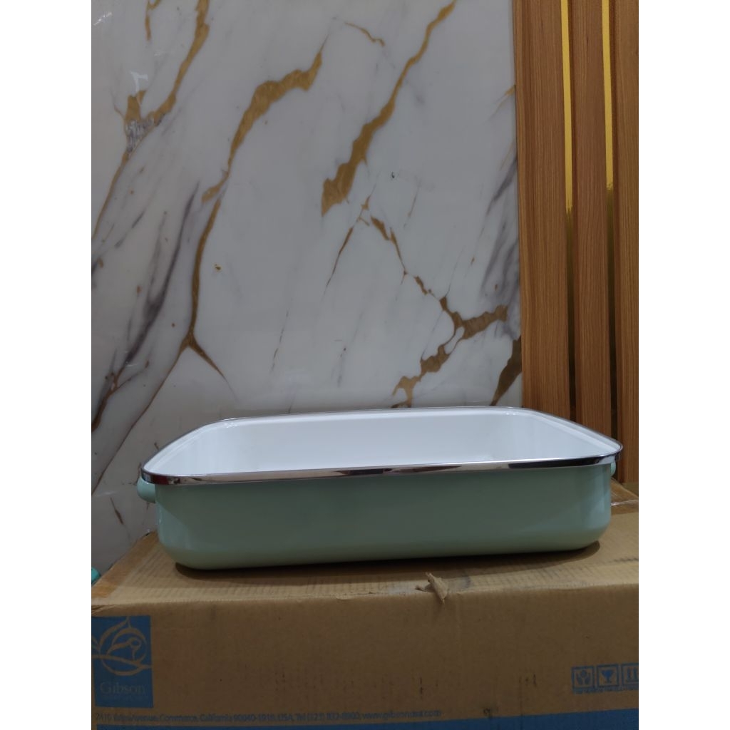 PANCI LOYANG PRASMANAN JUMBO 48 x 36 cm ENAMEL TEBAL