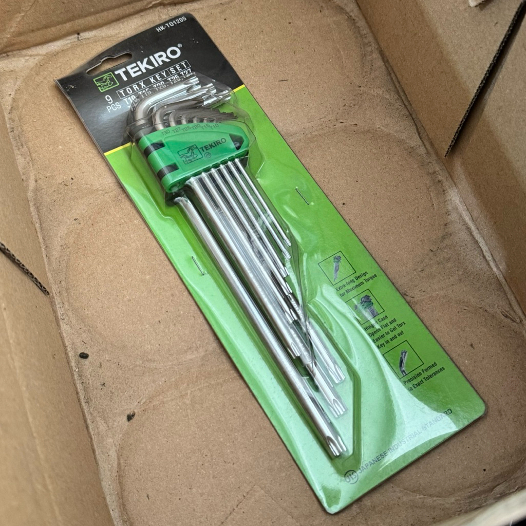 TEKIRO Kunci L Set Bunga 9pc