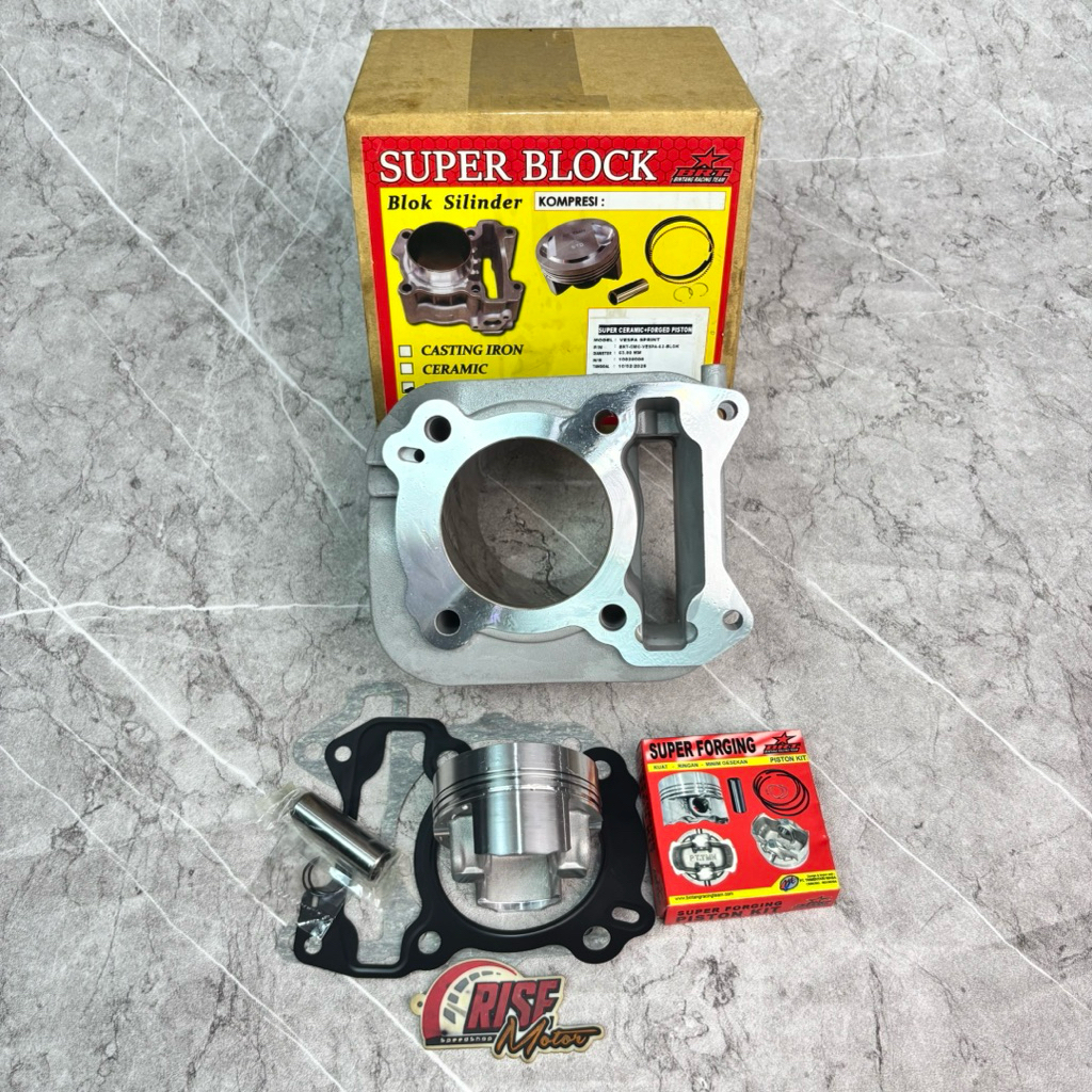 BLOK SEHER BRT VESPA 150 SPRINT 63 MM CERAMIC FORGED