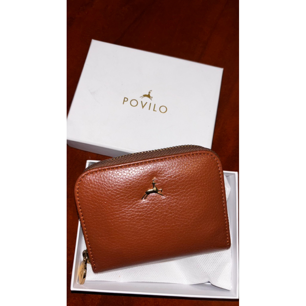 PRELOVED Povilo Wallet - Brown