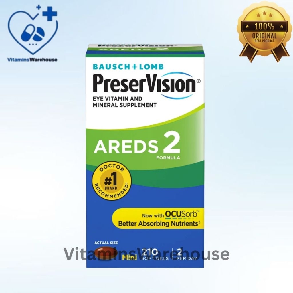 preservisions areds 2 210 softgels untuk kesehatan mata ~ original