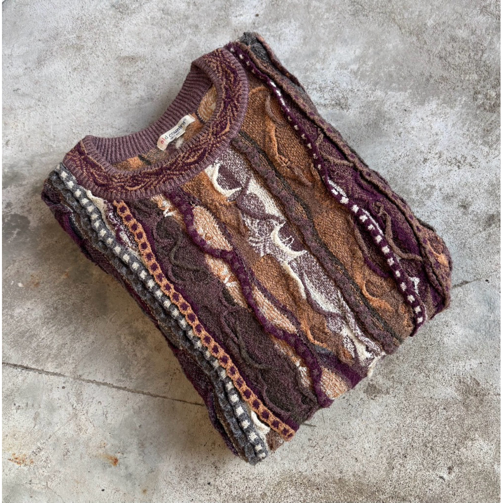 Sweater/Knitwear Brand Old  Country  colour brown like coogi