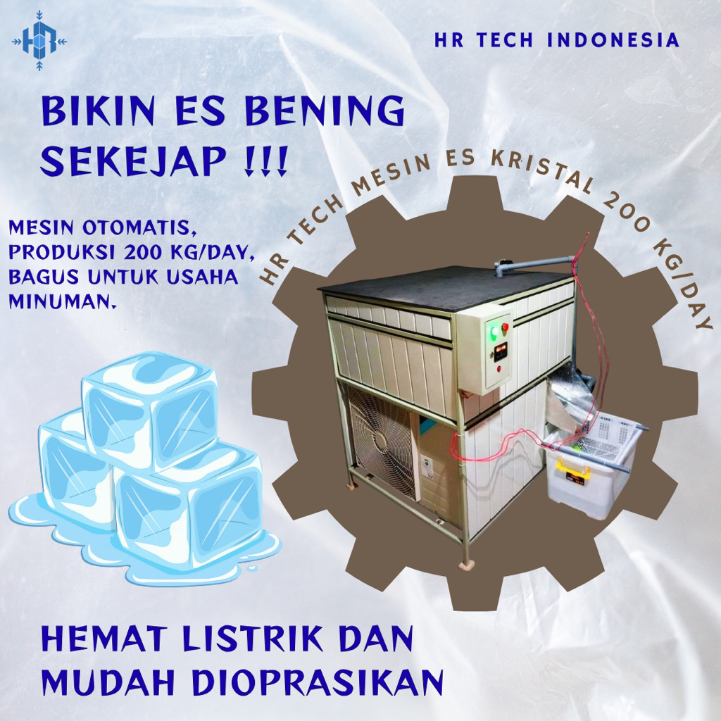 MESIN ES KRISTAL 200kg/day