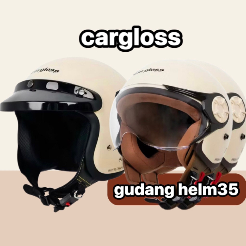 HELM CARGLOSS HIJAB YRH-CARGLOSS CFM CREAM SNI