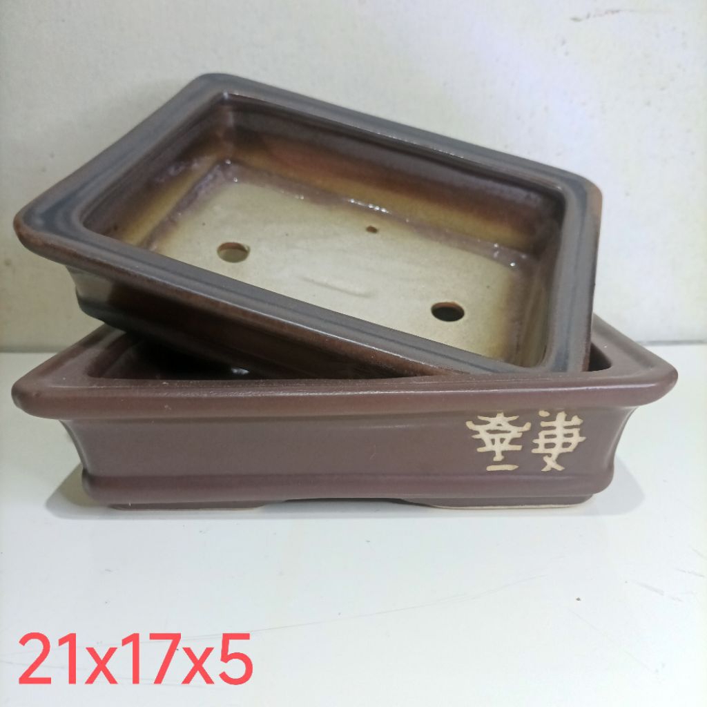 Pot keramik bonsai small kode 21