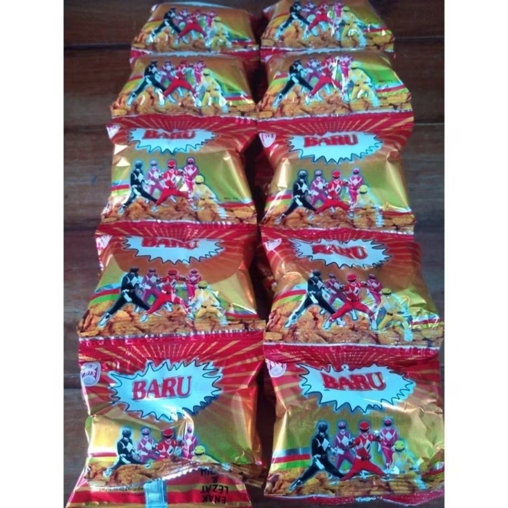 BARU POWER RANGER SNACK JADUL JUMBO BERHADIAH 5 pcs