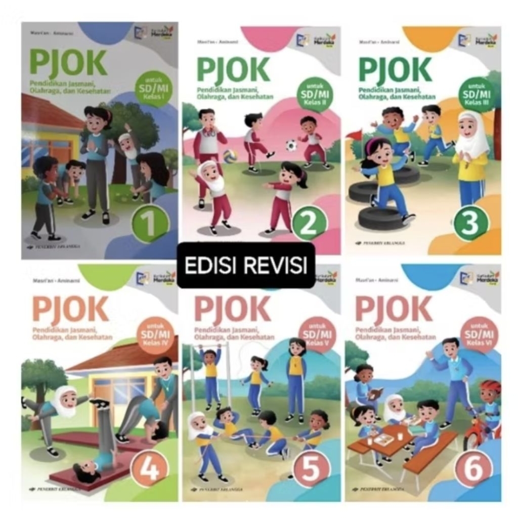 Buku PJOK SD Penerbit ERLANGGA