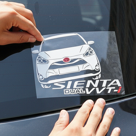 Stiker TOYOTA SIENTA 2021 Cocok Untuk Variasi Kaca Mobil