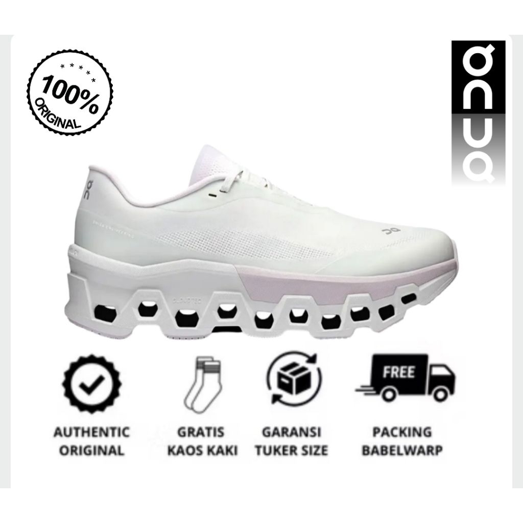 On Cloud monster 2 Paf Running Sneakers Vapor Frost Women's