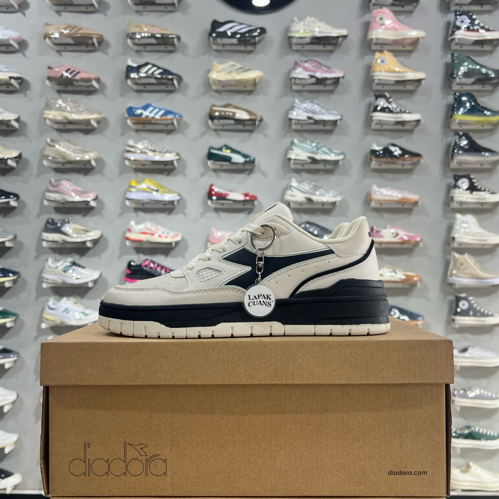 Diadora Casual Nelo Beige Black (RESMI PT. MAP)