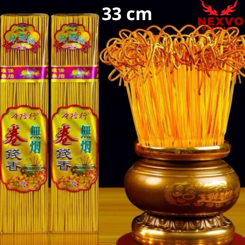 33cm Dupa Sembahyang Dupa Hio Cendana Emas Hio Sembahyang