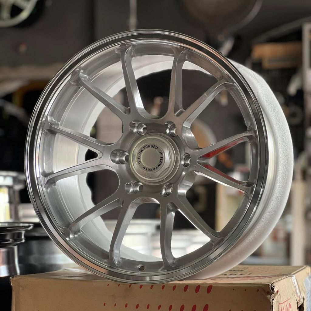 velg mobil ring 18 NF BRUSH JF LUXURY FLOW FORMING R18 velg racing Hilux Fortuner triton Ford everes