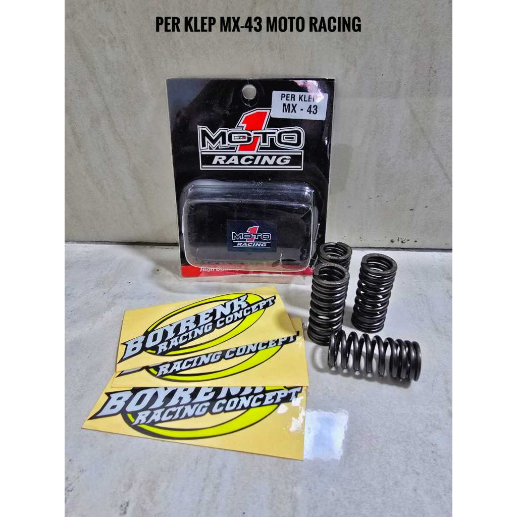 PER PIR KLEP VALVE SPRING MOTO 1 JUPITER MX OLD MX NEW 5 SPEED SNIPER LC 135 R15 VIXION 43MM - BOYRE